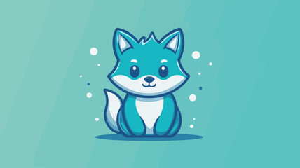 Charming Cartoon Fox A Delightful Digital Illustration for Playful Design Projects