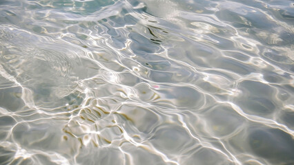 glittering water surface