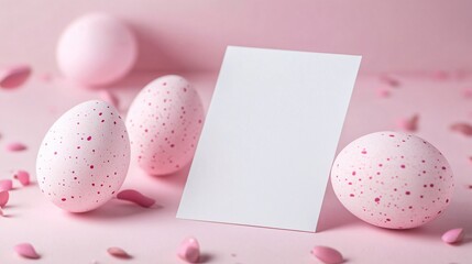 Charming Pink Easter Decor on Table setting