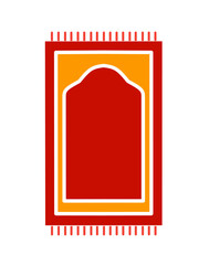 prayer mat vector with trendy design