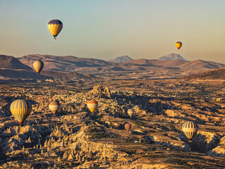 Hot air balloon tour in Cappadocia