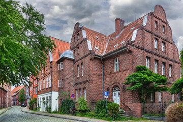 Street in Luneburg downtown, Germany