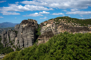 Orthodox Monasteries floating in the sky