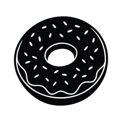 donut isolated on white background