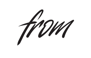 From Modern Minimalist Connector Word Vector