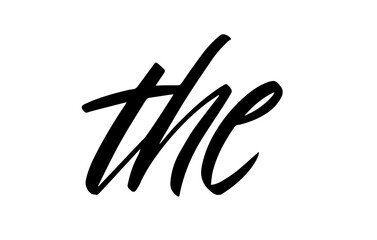 The Expressive Ink Brush Stroke Word Vector