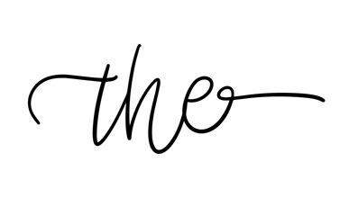 The Vintage Serif Label Word Vector