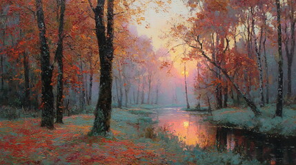 reflection puddle sunlight morning clear sunset