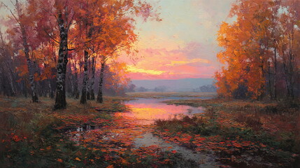 reflection puddle sunlight morning clear sunset