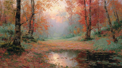 reflection puddle sunlight morning clear sunset