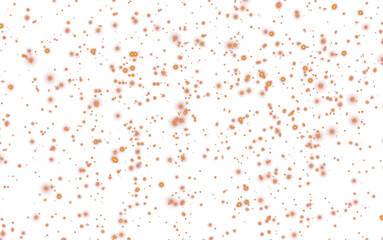 Gold glittering stars seamless sparkling overlay PNG background 