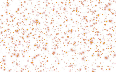 Gold glittering stars seamless sparkling overlay PNG background 
