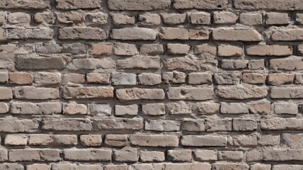 Fototapeta premium Textured brick wall with earthy tones. AI generated