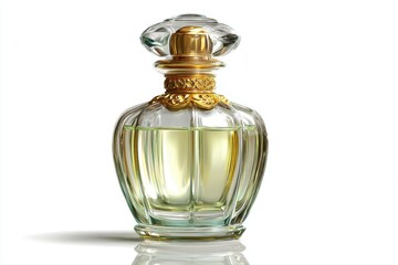 Crystal Perfume Bottle Elegant Fragrance Luxury Essence Aroma Beauty on transparent background