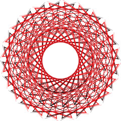 illustration of a beautiful mandala flower design 