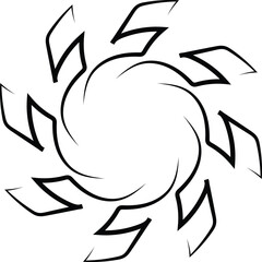 illustration of a beautiful mandala flower design 