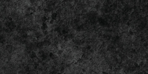 Grunge black rock limestone marble surface cement wall concrete paper backdrop background. Rough blackboard aged nature retro granite structure texture.