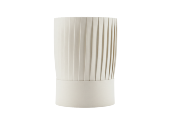 Isolated chef's toque or chef's hat for chefs, cooking, and culinary themes, and foodservice