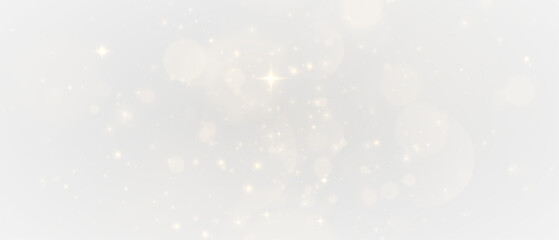 PNG Golden Light Effect, Transparent Sparkle Glow, Shiny Lens Flare with Bokeh Dust, Twinkling Star Particles and Radiant Magic Burst.