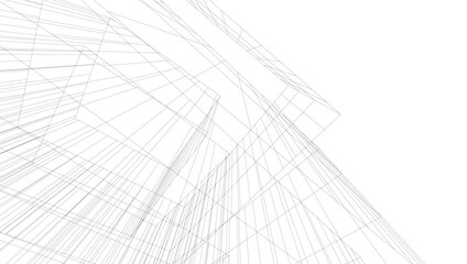 Abstract architectural background vector illustration