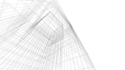 Abstract architectural background vector illustration