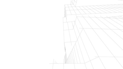 Abstract architectural background vector illustration