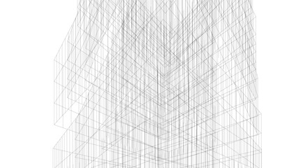 Abstract architectural background vector illustration