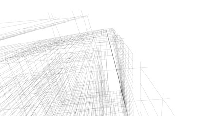 Abstract architectural background vector illustration