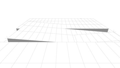 Abstract architectural background vector illustration