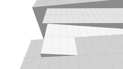 Abstract architectural background vector illustration