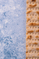 Traditional Jewish bread matzo for Passover