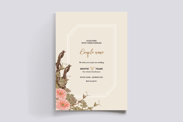 Save the date wedding invitation templates