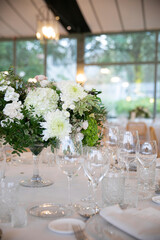 mesa, boda, cena, decoraciones, configuracion, celebraciones, fiesta, banquete, ramo, mantel, cubertería, distinguida, interiors
