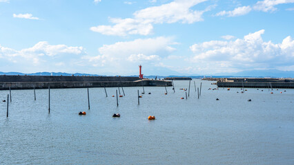 Peaceful View inside Futtsu Harbor, Tokyo Bay