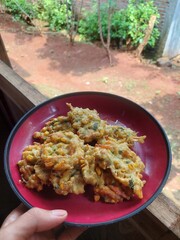 Corn Fritters: Delicious Flavor Amidst Natural Scenery