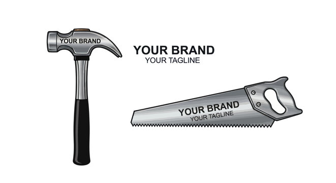 Hammer and Saw - Essential Tools for Construction and Carpentry Projects.