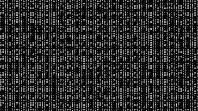 Abstract background with binary code concept