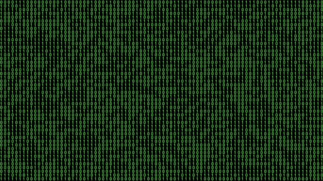 Abstract background with binary code concept