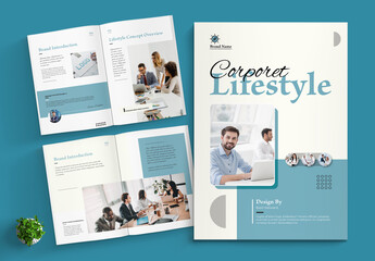 Corporate Lifestyle Look Book Template