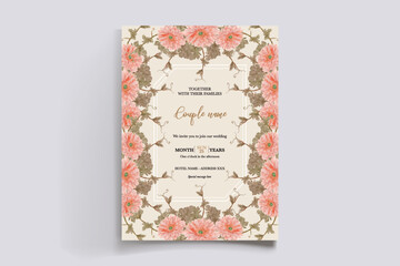 Save the date wedding invitation templates