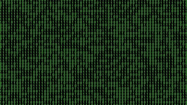 Abstract background with binary code concept.