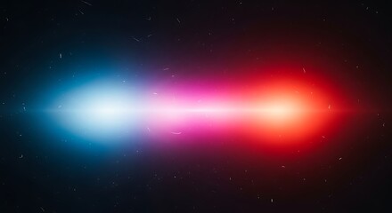 Obraz premium A captivating cosmic dance unfolds as vibrant blue and fiery red hues collide in a mesmerizing display of celestial energy, illuminating the vast expanse of space with an ethereal glow
