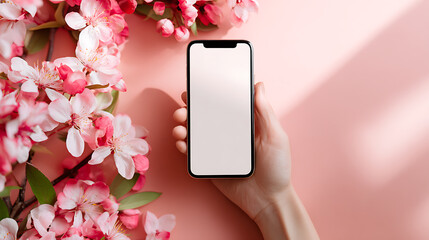 mobile phone in hand