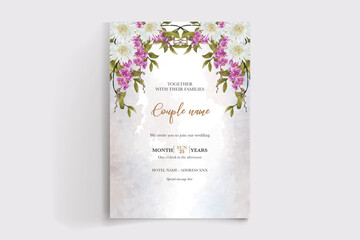Save the date wedding invitation templates