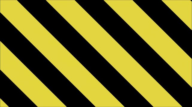 Yellow and black striped caution background