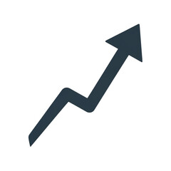 Ascending Arrow Symbolizing Growth and Progress in Business and Finance.