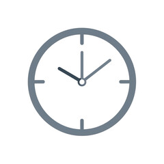 Clock face showing time perfect for time management and scheduling concepts.