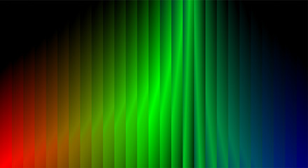 Abstract vertical spectrum of light with pixelated effect and dark background