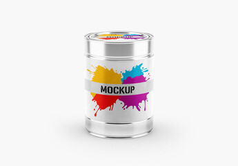 Paint Can Mockup