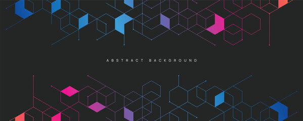 Graphic design element and abstract geometric background.	